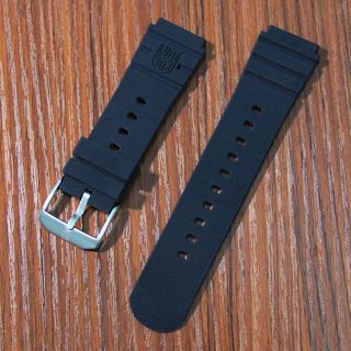 [Dây đeo] Thích hợp cho Luminox Luminox Silicon 0200 / 3901 / 7050 Dây đeo cao su tấn công con dấu 21mm Miệng lồi