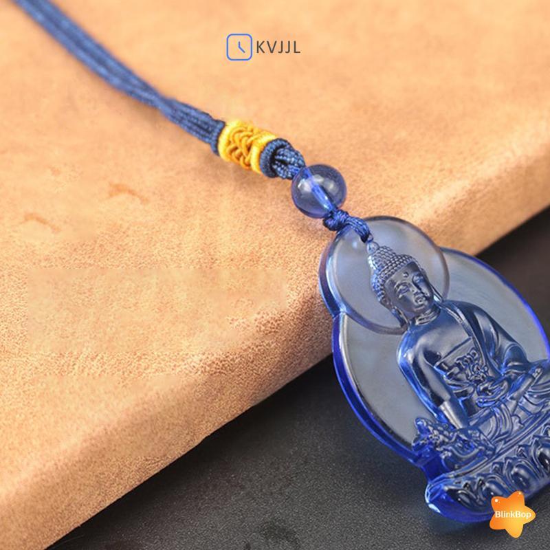 Mặt Dây Chuyền Pha Lê Tara Xanh - Bùa Hộ Mệnh Từ Văn Hóa Phật Giáo Tây Tạng - Unisex