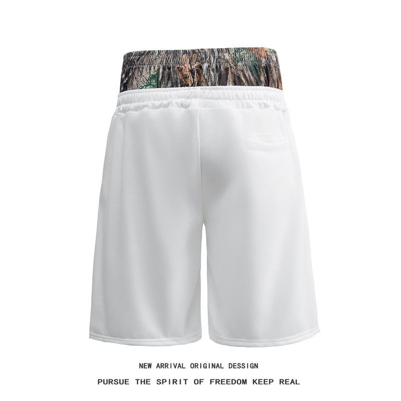 Quần short thể thao hip hop loose fit, có dây thắt lưng và kỹ thuật thoáng mồ hôi