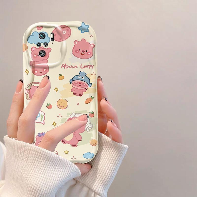 Thích Hợp Cho Redmi Note 10 10S Pro 4G POCO M5S Điện Thoại Thông Minh 3D TPU Mềm Hoạt Hình Dễ Thương Loopy Vỏ Điện Thoại Chống Sốc