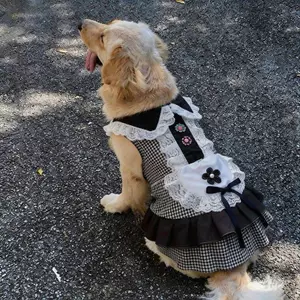 【Ready Stock】 Spring and Summer Golden Retriever 2026 Pet Large, Medium and Small Dogs New Dog Cute Dress Clothes Labrador Skirt r0zu