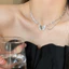 Vòng cổ nữ zircon đen thời trang, mát mẻ cho cổ xương đòn