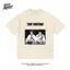 BTS Đen Trắng Áo Thun Cotton Nặng, Phù Hợp Cho Cặp Đôi Nam Nữ