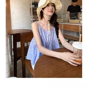 <![CDATA[Áo yếm kẻ sọc nữ ngọt ngào, thoáng mát]]>