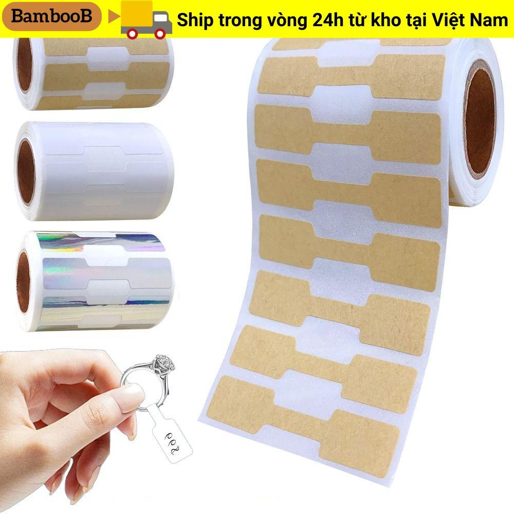 BAMBOOB 500 CÁI Nhãn giá trang sức, Thẻ giá vòng cổ bằng giấy Kraft nhiều màu, Dụng cụ trưng bày trang trí bao bì trống sáng tạo Đồ trang sức Hangtags Đồ dùng đóng gói
