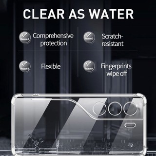 Ốp Điện Thoại Trong Suốt Cho Tecno Camon 50 4G 40 Pro 5G 4G Silicon Mềm Chống Rơi TPU Bảo Vệ Chống Sốc Ốp Lưng