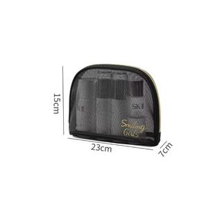 Túi đựng mỹ phẩm lưới Nylon Bảo quản mỹ phẩm Dung tích lớn Túi vệ sinh lưới du lịch di động