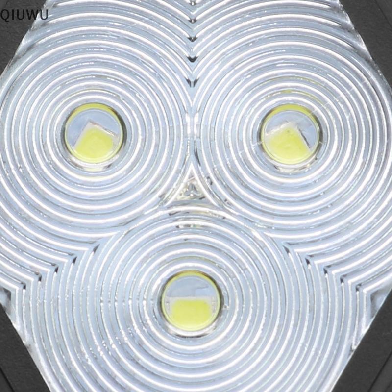 QIUWU Đèn LED xoay ô tô Đèn cảnh báo từ tính Nhấp nháy có thể sạc lại Màu vàng trắng An toàn giao thông Flash Đèn tín hiệu an toàn tự động Toola.