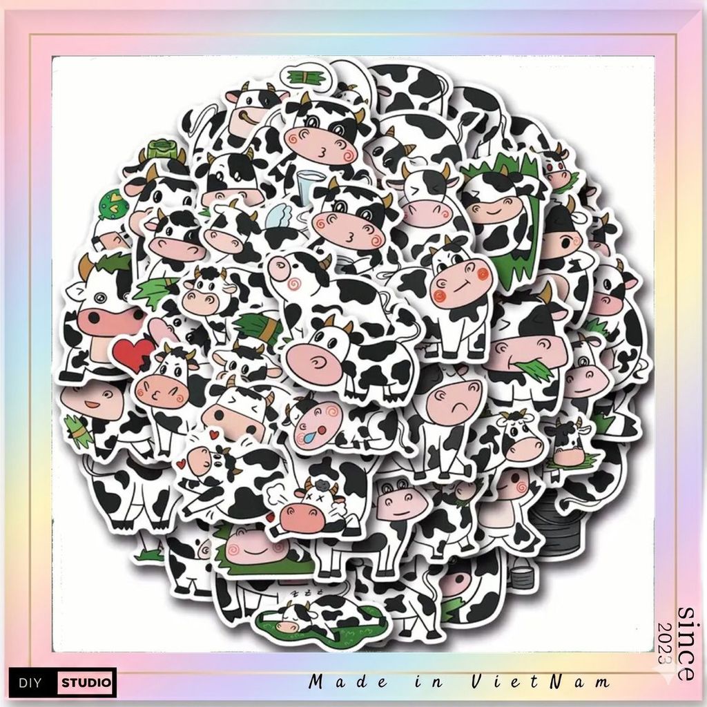 sticker bé bò sữa mập ú nu