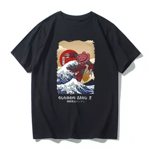 Áo Thun Ngắn Tay Hình Chiến Binh Gundam Phong Cách Retro Anime Nhật Bản - Thương Hiệu Kanagawa