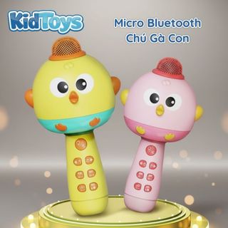 Micro gà con KidToys cho bé – karaoke tiếng Việt Bluetooth sạc đa năng