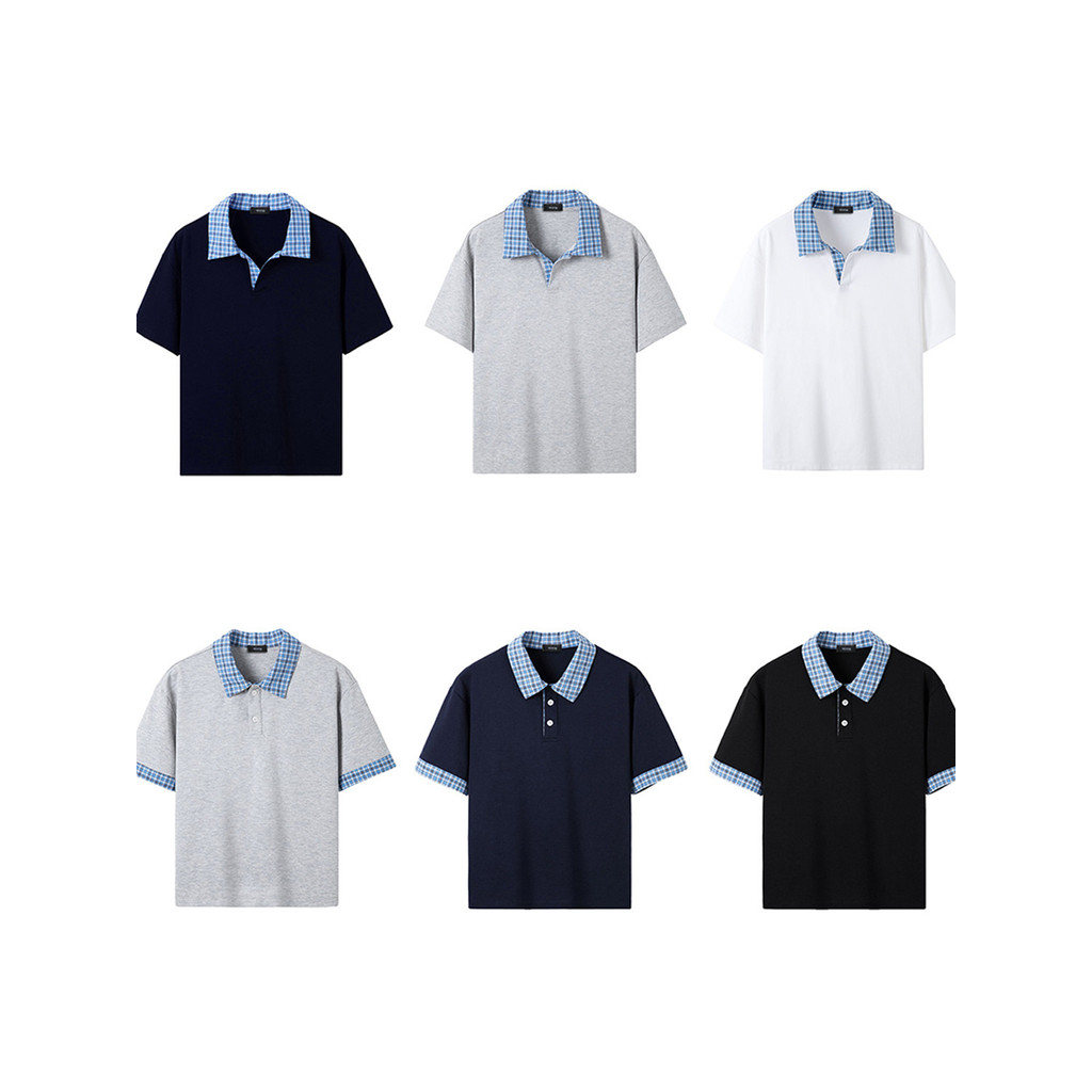 🔥 Dành Cho Nam 🔥 Áo Tay Ngắn Dáng Rộng Thời Trang Mùa Hè Áo polo cổ bẻ ngắn tay màu sắc đa dạng, không logo