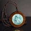 Dây chuyền áo len MERIGGIARE, Dây chuyền da Boho Mặt dây chuyền bằng gỗ, Vintage Dài Handmade Rồng Phượng Áo len Vòng cổ Phụ kiện dân tộc