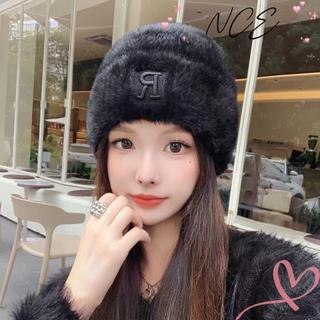 Mũ Bonnet Dệt Kim Dày Cho Nữ và Bé Gái, Chống Gió Lạnh