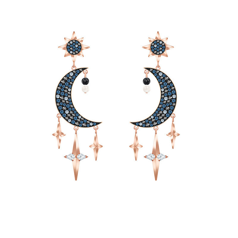 Bông tai tua rua ngọc trai mặt trăng bí ẩn