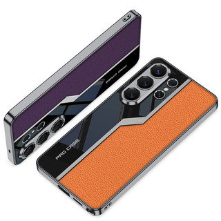 Ốp điện thoại TPU mềm siêu ô tô Funda cho Samsung Galaxy s26 s25 s24 s23 Vỏ da siêu mạ