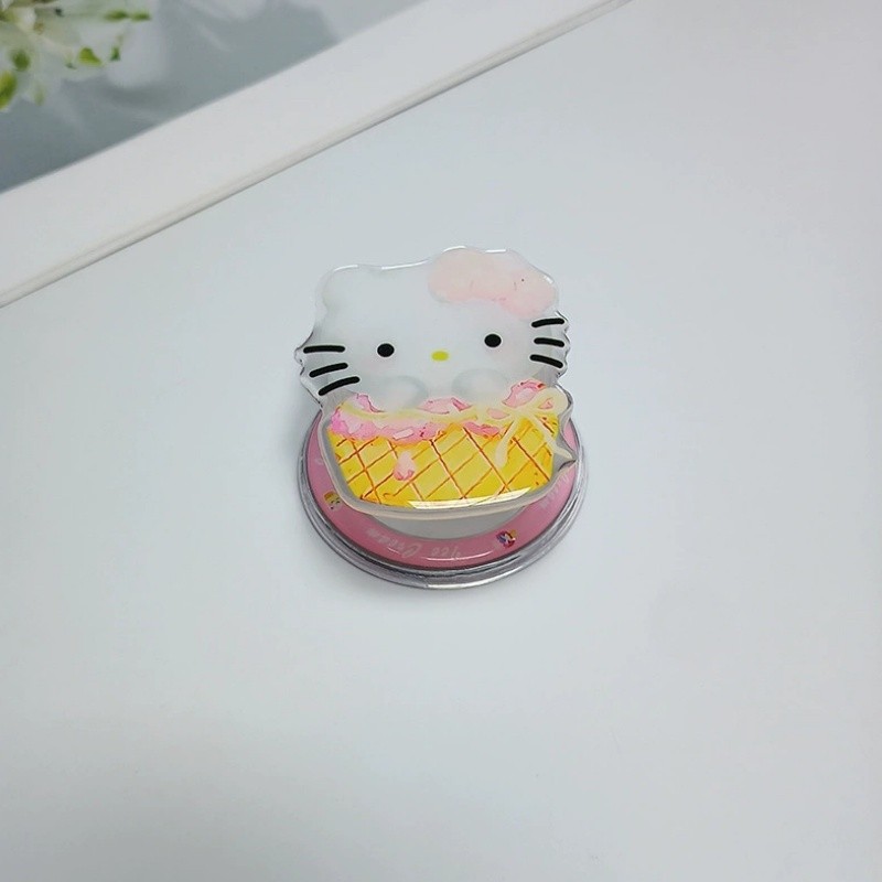 Giá đỡ từ tính Giá đỡ điện thoại từ tính Dễ thương Hello Kitty Cat Giá đỡ điện thoại dễ thương