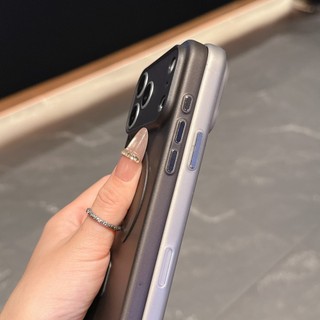 Ốp Điện Thoại TPU Từ Tính Siêu Mỏng Cho iPhone 17 16 15 14 13 12 Pro Promax 17 Air 16 15 14 Plus 11 Chống Trơn Trượt Chống Rơi Chống Vân Tay Thời Trang Đơn Giản