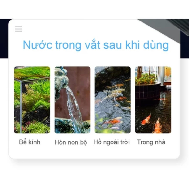 Đèn UV Hồ Cá Diệt Khuẩn Khử Tảo Diệt Nấm Công Suất 11W 13W Tự Chìm Cho Bể Cá Cảnh