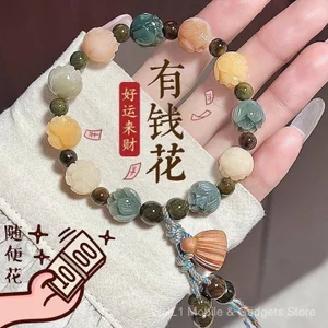 Vòng tay bộ 4 mảnh Lotus Siêu Tiết Kiệm, thiết kế mèo may mắn dễ thương đính hạt, quà tặng cao cấp cho bạn gái