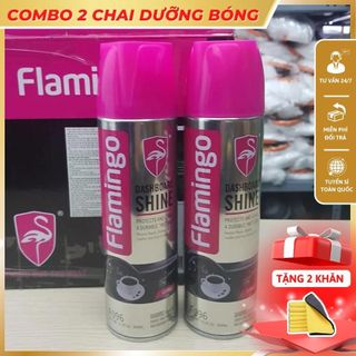 Xịt ô tô Bọt Flamingo Làm Sạch Xe ô tô, vệ sinh xe ô tô