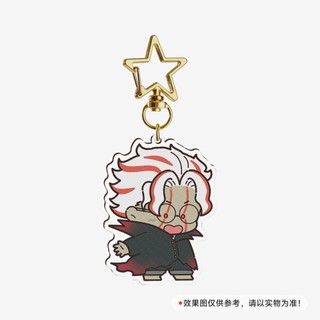 Anime Dandadan Momocute Cartoon Acrylic Key Ring Keychain Jewelry Girl Pendant Fashion Children Gift Accessori