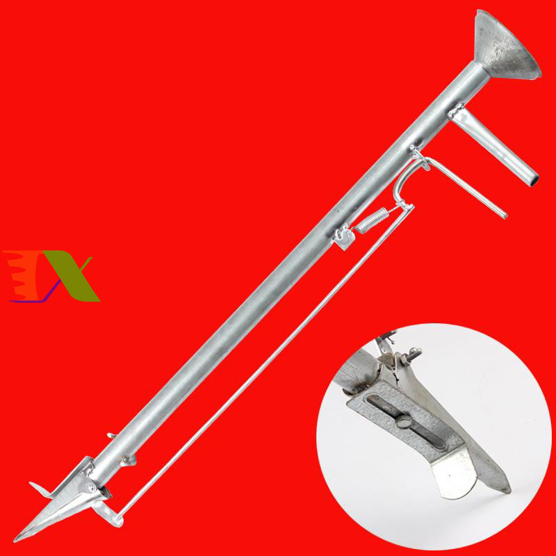 Gậy Gieo Hạt Cầm Tay D32 Mạ Kẽm - Gậy Trỉa Đậu, Tra Phân Tự Động Không Cần Cúi Lưng