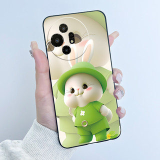 Dành Cho TCL 50 XL NxtPaper 5G Ốp Lưng Tình Yêu Dễ Thương Thỏ Ngộ nghĩnh Màu Đen Mềm Silicon Bảo Vệ Cho TCL 50XL 50XLNxtPaper Vỏ Điện Thoại
