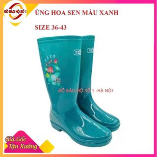 Ủng lao động Hoa Sen cho nữ size 36-43 nhiều màu, ủng bảo hộ lao động, ủng đi mưa, ủng hoa sen