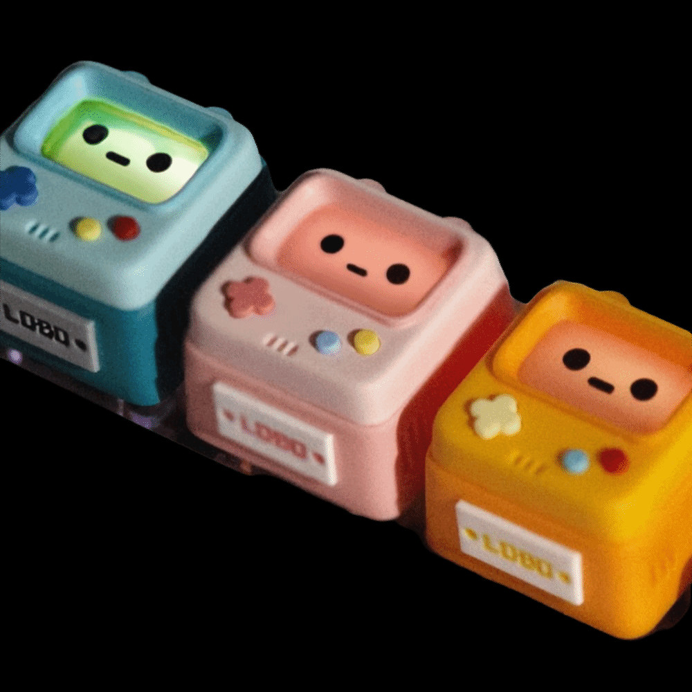 Keycap Bàn Phím Cơ KEYRA, Nhựa Artisan Craft Game Consoler-Shpaed Keycaps, Phụ Kiện Bàn Phím Retro Handmade Dễ Thương Cho Phím ESC