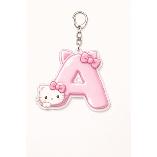 Móc Khoá Chữ Cái Kitty Ngọt Ngào đáng yêu