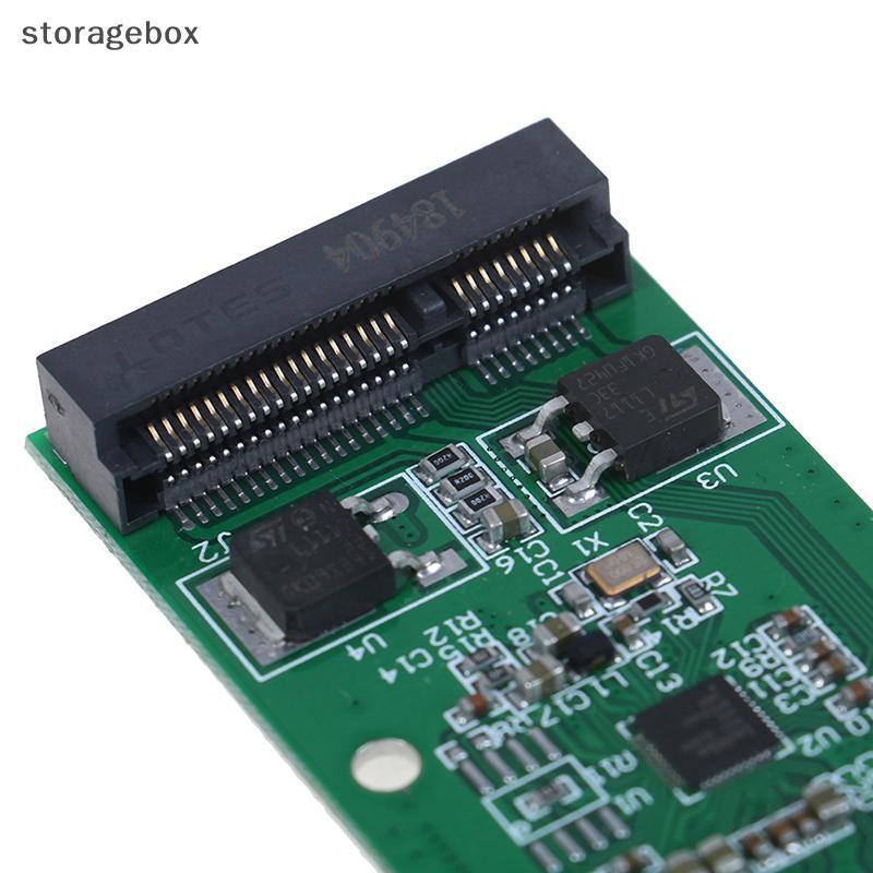[hộp lưu trữ] 1Pc Mini USB 3.0 sang PCIE mSATA SSD gắn ngoài Thẻ chuyển đổi băng tải PCBA Đẹp