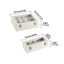 WHX [Sẵn sàng] Hộp đồng hồ Flannel 4 bit / 8-bit Chống bụi Hộp lưu trữ trang sức chống ẩm bằng kính Sunroof Hộp sưu tập đồng hồ đeo tay Vòng đeo tay Hộp trưng bày đồng hồ