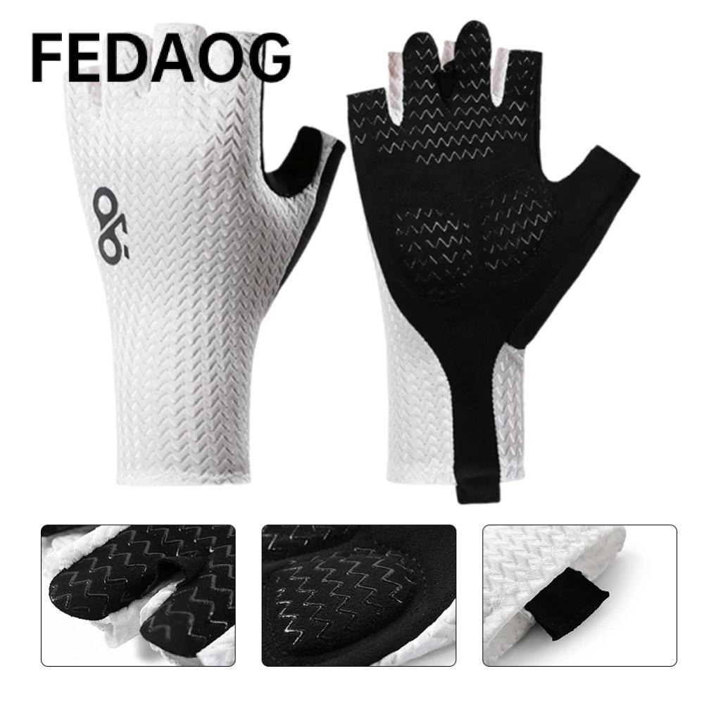 Găng tay nửa ngón FEDAOG thoáng khí và chống mài mòn, phù hợp cho mùa hè khi đi xe đạp đường trường