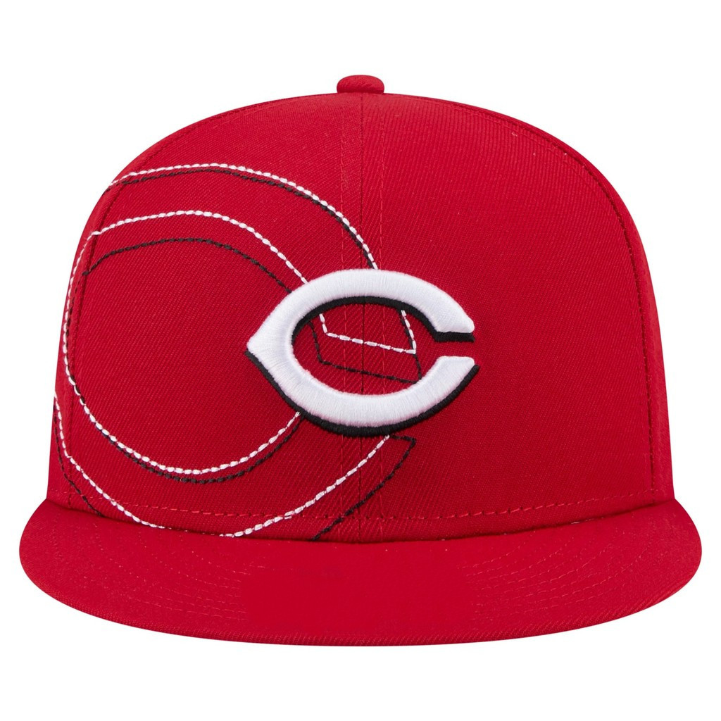 Mũ Snapback MLB Cincinnati Reds Chất Liệu Cao Cấp Đường May Tinh Xảo - Phù Hợp Cho Cả Nam Và Nữ