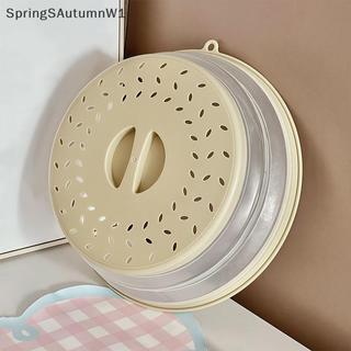 [SpringSAutumnW1] Nắp lò vi sóng chống bắn thức ăn gấp Vỏ sưởi đa chức năng cho bếp nấu ăn Đĩa thực phẩm Bảo vệ hâm nóng Boutique