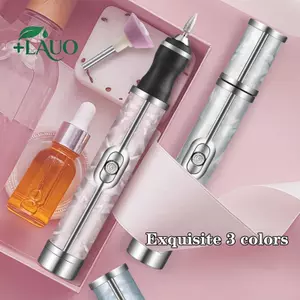 Springevenstar Bộ khoan móng tay điện 4 tốc độ, dụng cụ chăm sóc móng acrylic, dùng cho salon và tại nhà, kèm đầu mài móng chân