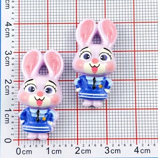 Set charm thỏ và cáo Zootopia phiên bản mini cute - Mẫu charm gắn dép hot hit nhất 2026