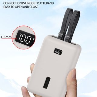 Bảo vệ bộ sạc di động ROLY, Túi đựng silicon a1681, Vỏ bảo vệ toàn diện mềm chống sốc cao cấp cho Anker Zolo 20000mAh 30W Du lịch