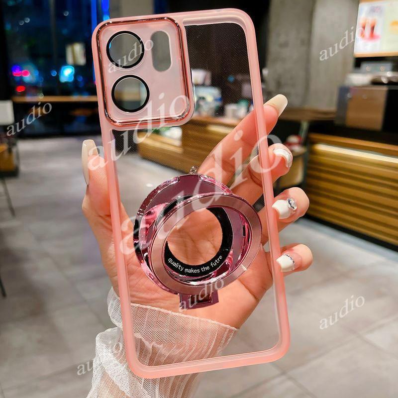 HONOR 500 Smart 5G CD Họa Tiết Giá Đỡ Từ Tính Ốp Lưng Điện Thoại Honor 500 Smart 500Smart Honor500 Smart 5G Full Ống Kính Camera Bảo Vệ Phim Trong Suốt Có Giá Đỡ Nhẫn Ngón Tay