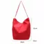 Túi đeo vai Nylon mềm OLVIDO, Túi xách màu trơn thiết kế sản phẩm, Túi Tote đa năng đơn giản dung tích lớn