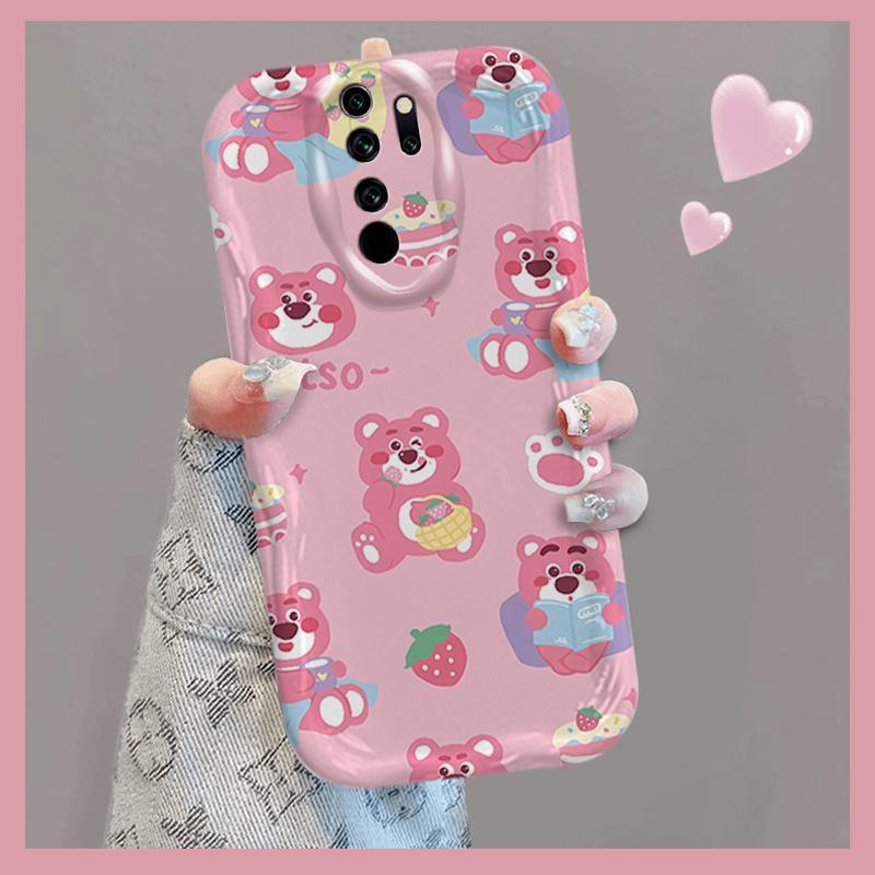 Vỏ silicon hoạt hình cho Redmi Note 8 Pro Redmi 9 3D Art Soft TPU Lotso Vỏ điện thoại chống sốc