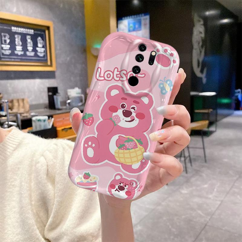 Vỏ silicon hoạt hình cho Redmi Note 8 Pro Redmi 9 3D Art Soft TPU Lotso Vỏ điện thoại chống sốc