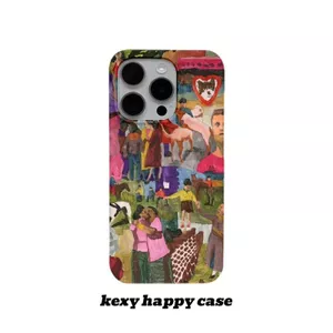 Ins Style Art Tranh sơn dầu QYJS Ốp điện thoại Thích hợp cho IPhone 16 15 14 13 ProMax 12 PRO 11 7 8 PLUS 17 AIR XR XSMAX Vỏ cứng phim bán chạy đơn giản