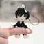 Persona 5 Ren Amamiya Joker Mini Sang Trọng Búp Bê Với Bộ Xương - 5cm Dễ Thương Trừu Tượng Hoạt Hình Móc Khóa Túi Điện Thoại Quyến Rũ Sưu Tập Quà Tặng