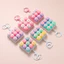 GILL Fidget Móc Khóa, Hình Mèo 9 Phím Bàn Phím Clicker Đồ Chơi, Nút Phím DIY Bàn Phím Giảm Căng Thẳng Ngón Tay Bàn Phím Nắp Bàn Phím Người Hâm Mộ