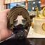 SY Captain America James Buchanan Barnes Winter Soldier Plushie Manga Sang Trọng Móc Khóa Anime Túi Charm