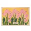 Alas Meja Leather Placemat Nordic Floral Dining Table Mat Waterproof Pelapik Pinggan Mangkuk Estetik Tea Party Deco Pad