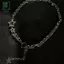 Dây chuyền phong cách Y2K nữ với hình pentagram vàcharm zircon màu bạc