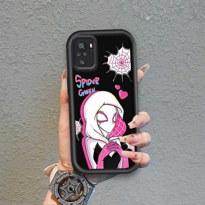 Ốp Lưng Cho Redmi Note 10 10S Pro Max 4G POCO M5S Phim Hoạt Hình Silicon ins Vỏ Điện Thoại Mềm TPU Spider Man Cool Boy Angel Eye Ốp Lưng Chống Sốc